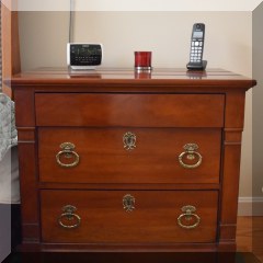 F43. Henredon Registry 3-drawer nightstand. 27”x 30” x 18” - $295